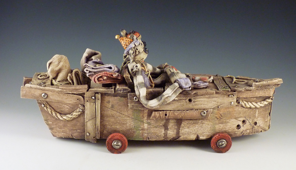 Ronald and Marge / 8"H x 21"W x 5"D / 2011