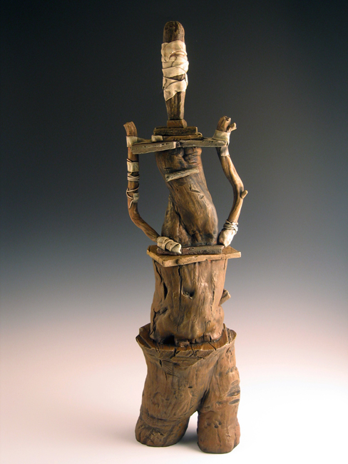 Knothead / 30"H x 7"W x 5"D / 2008