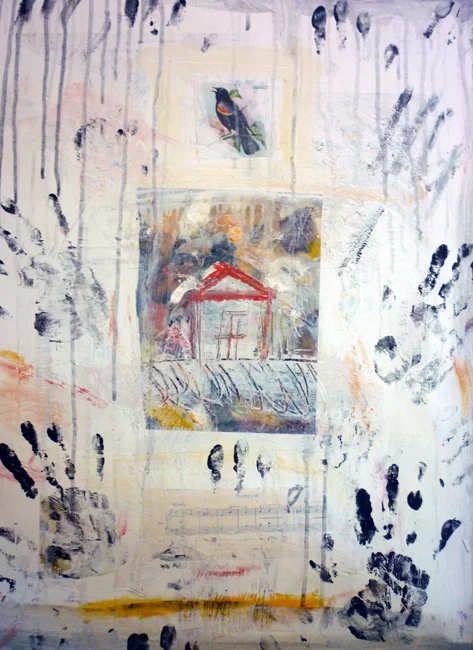 Bird House / 30"H x 22"W / 2012