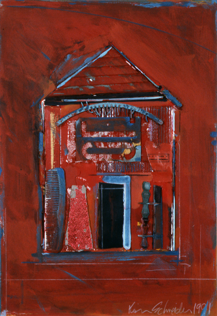 Red House / 18"H x 12"W / 1991