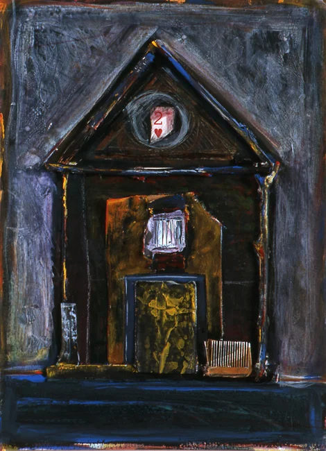 Two of Hearts / 12"H x 9"W / 1994