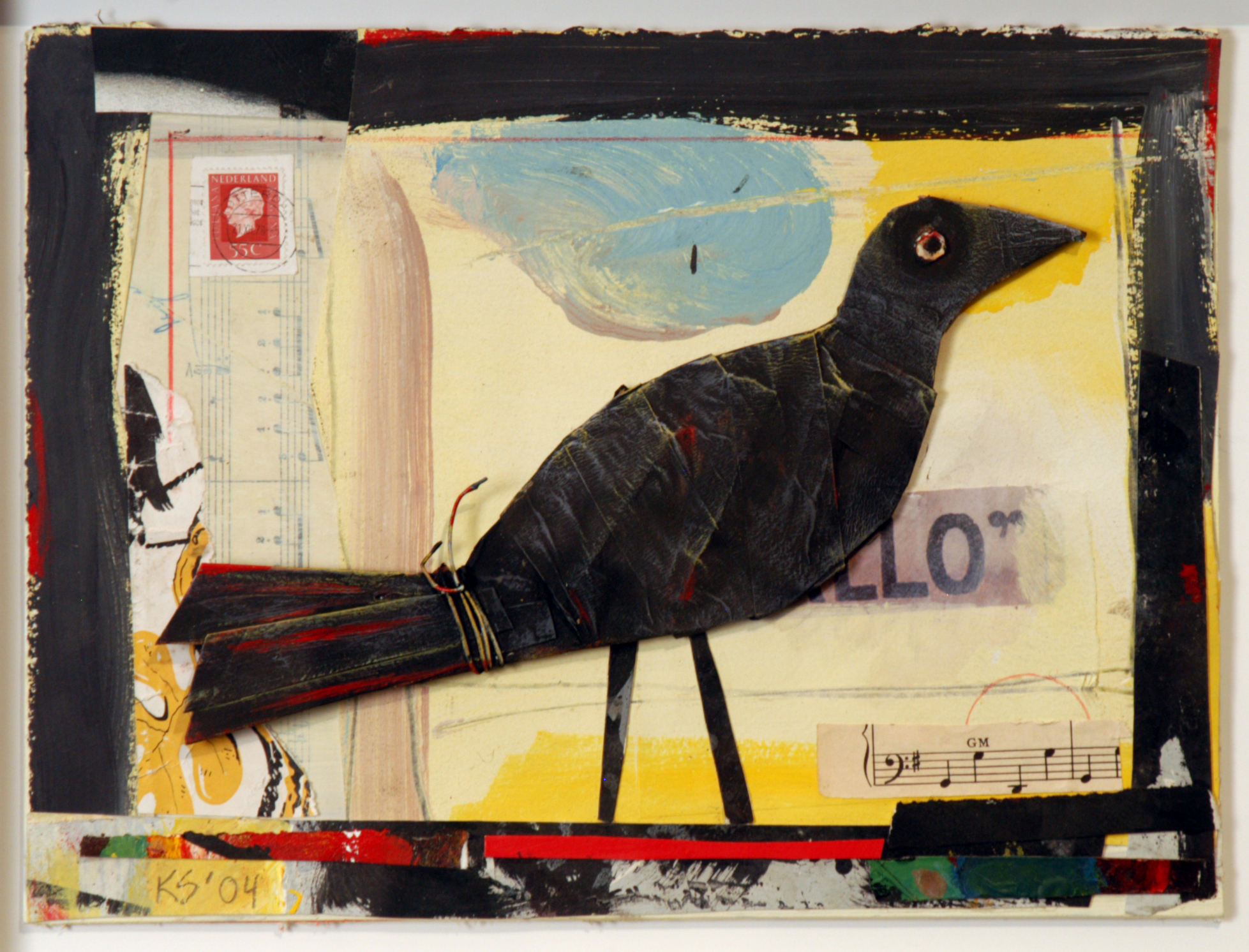 Black Bird / 12"H x 18"W / 2004