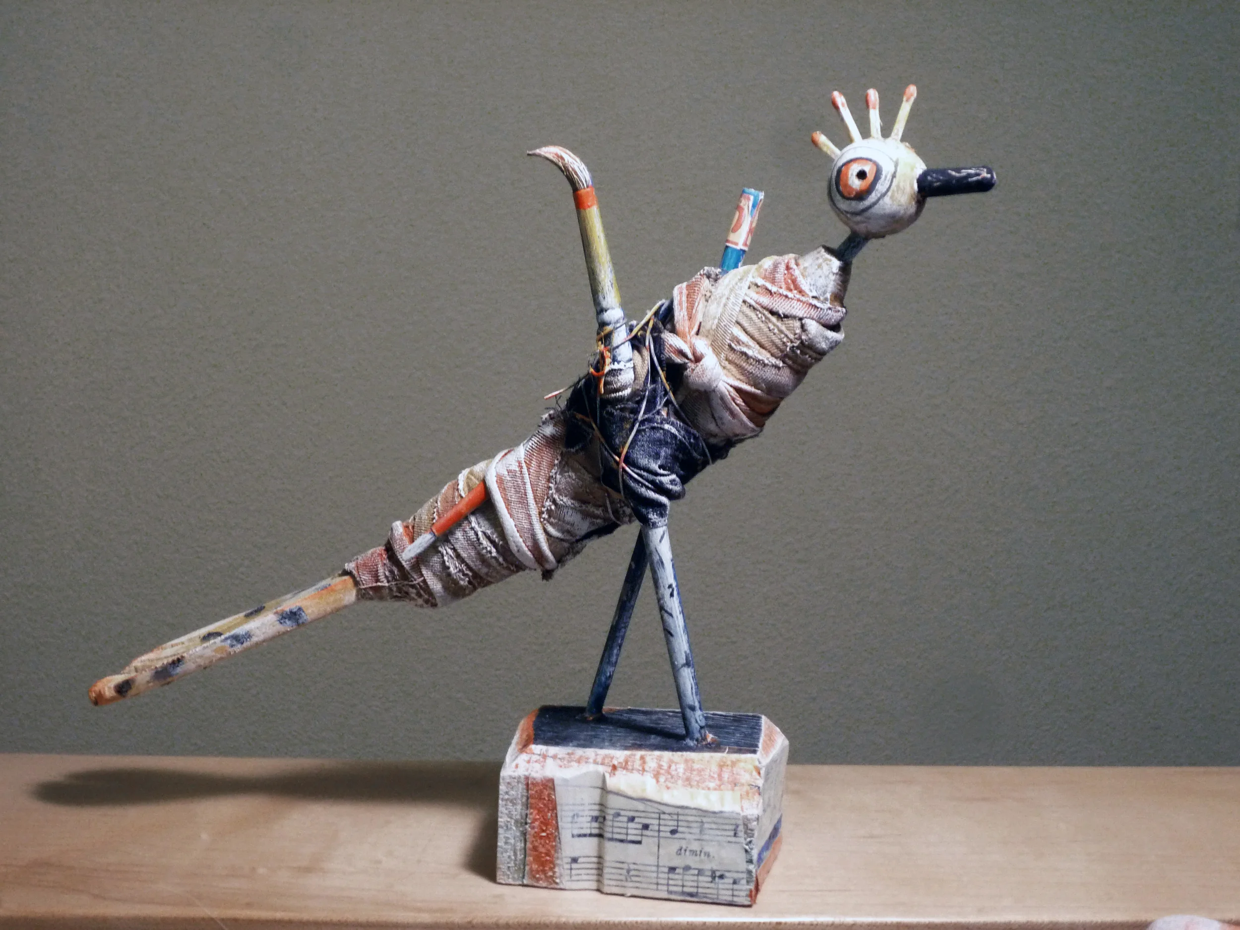 Bird #4 / 8"H x 10"W x 4"D / 2013