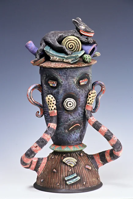 Give 'em an Inch / 18"H x 9"W x 7"D / 2003