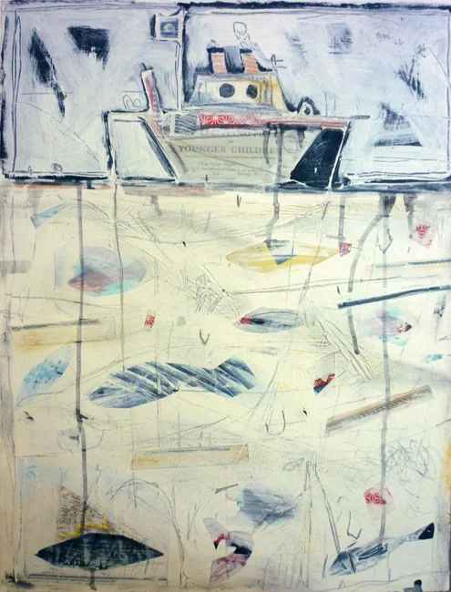 Deep Sea Fishing 24"H x 18"W / 2011