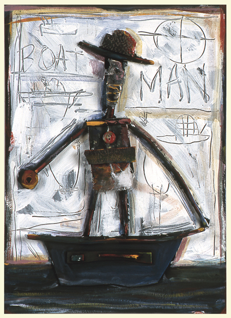 Boat Man / 12"H x 8"W / 1996
