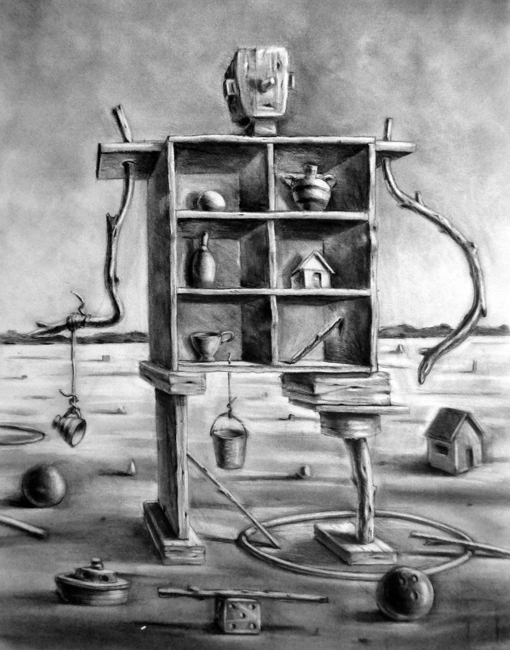 The Collector / 24"H x 18"W / 2011