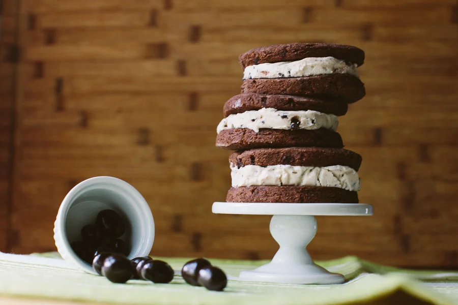 Coffee Overload Ice Cream Sandwiches // Becca Bakes (www.becca-bakes.com)
