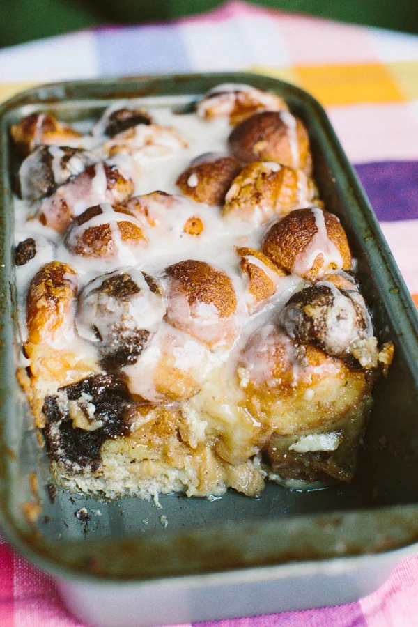 Munchkin Bread Pudding // Becca Bakes (www.becca-bakes.com)