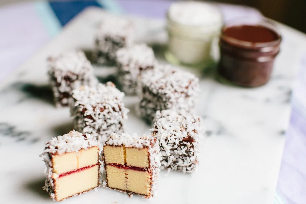 Easy Australian Lamingtons Recipe | Becca Bakes (www.becca-bakes.com)
