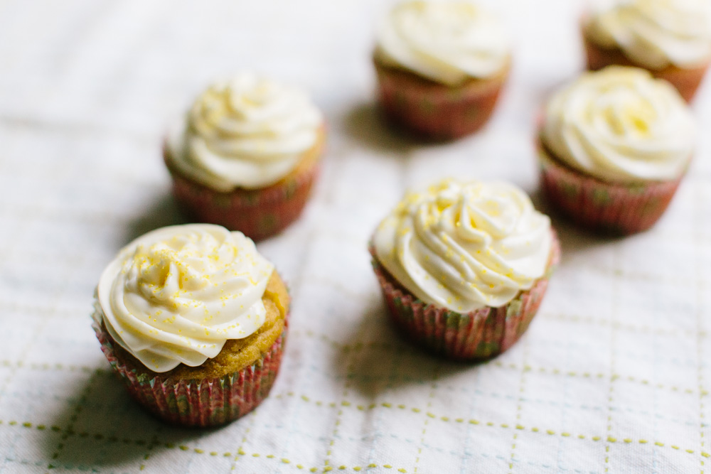 Cardamom Cupcakes with Lemon Cream Cheese Frosting | Becca Bakes (www.becca-bakes.com)