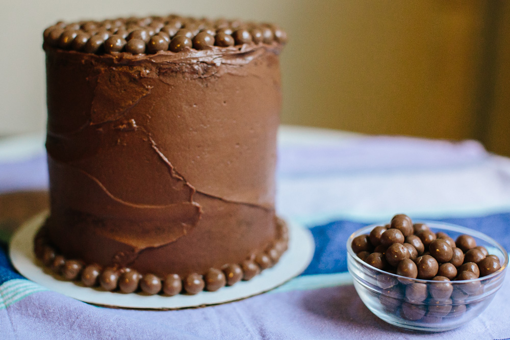 Light Corn Cake with Chocolate Covered Corn Pops | Becca Bakes (www.becca-bakes.com)