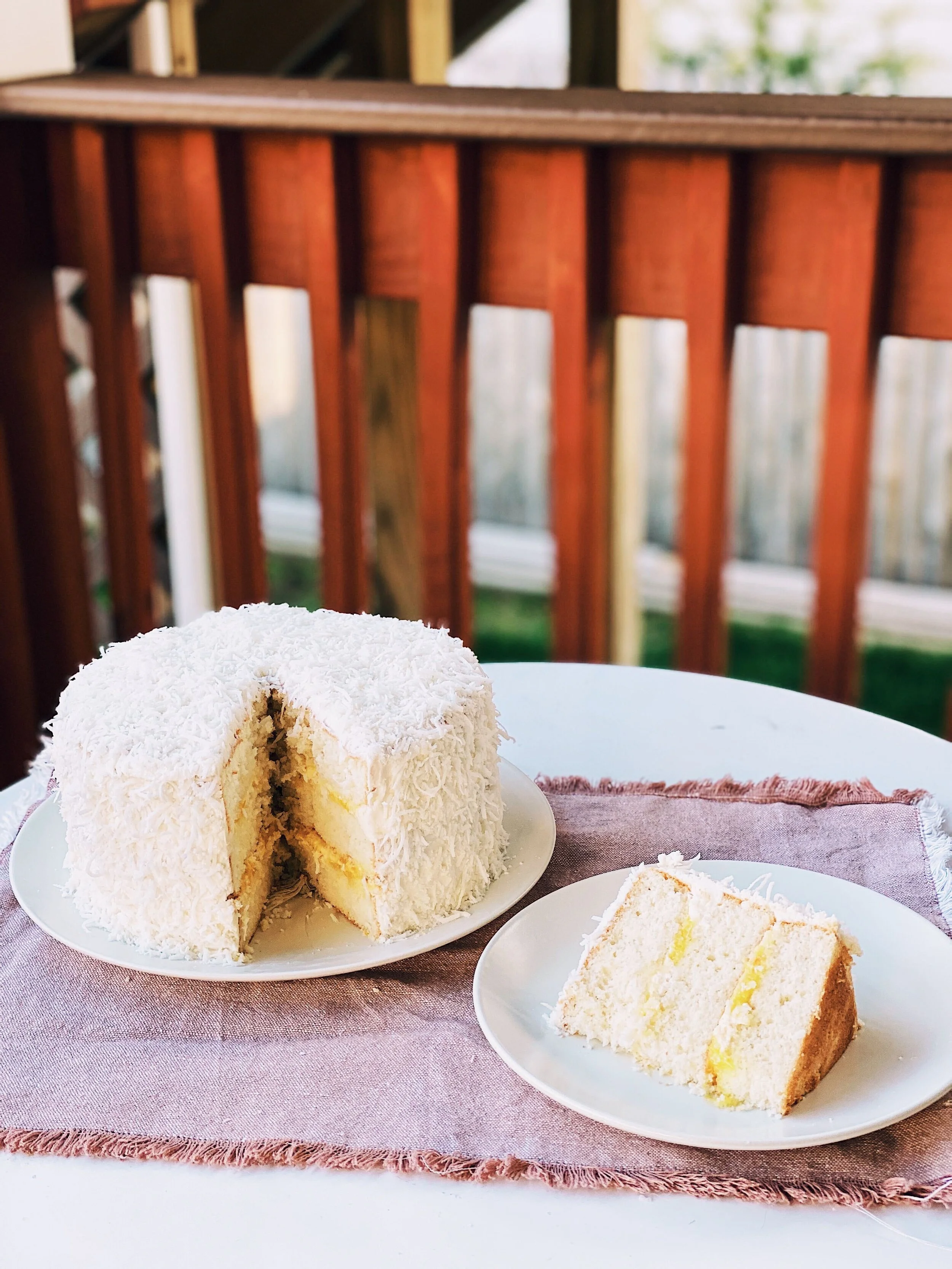 Coconut Layer Cake with Lemon Curd Filling | Becca Bakes (www.wulanhaotej.tw)