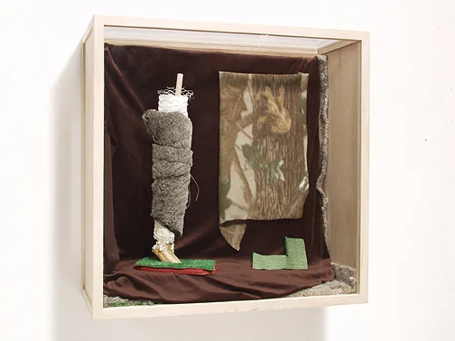 Diorama with Deer in Forest, 2005