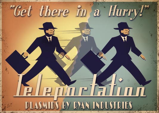 Teleportation Plasmid advertisment
