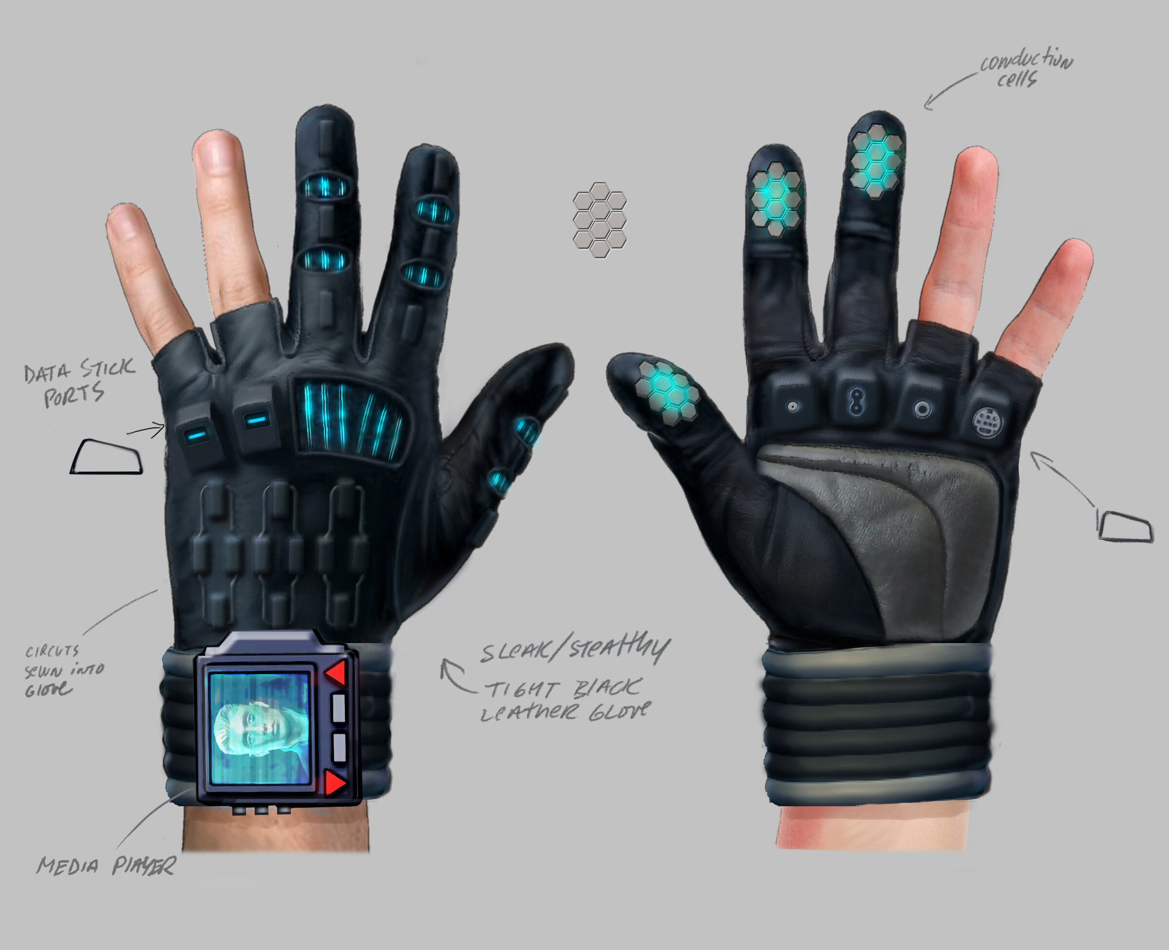 Hacker Tech Gloves