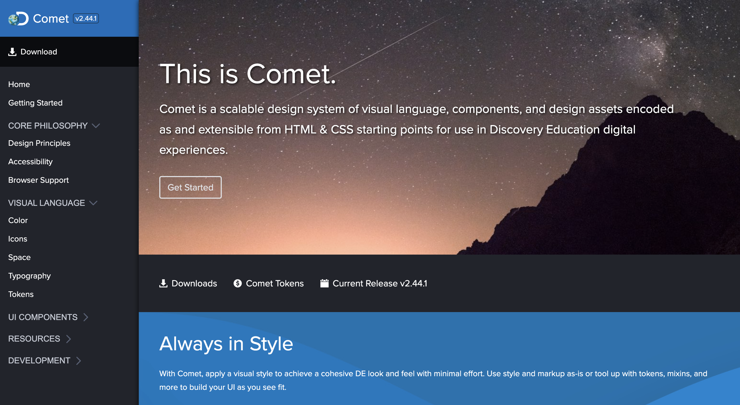 Discovery DS - Comet