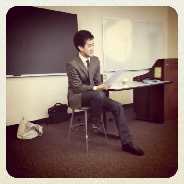 Visiting Kimberly Grey's poetry class. Incidentally this is when I discovered Instagram.