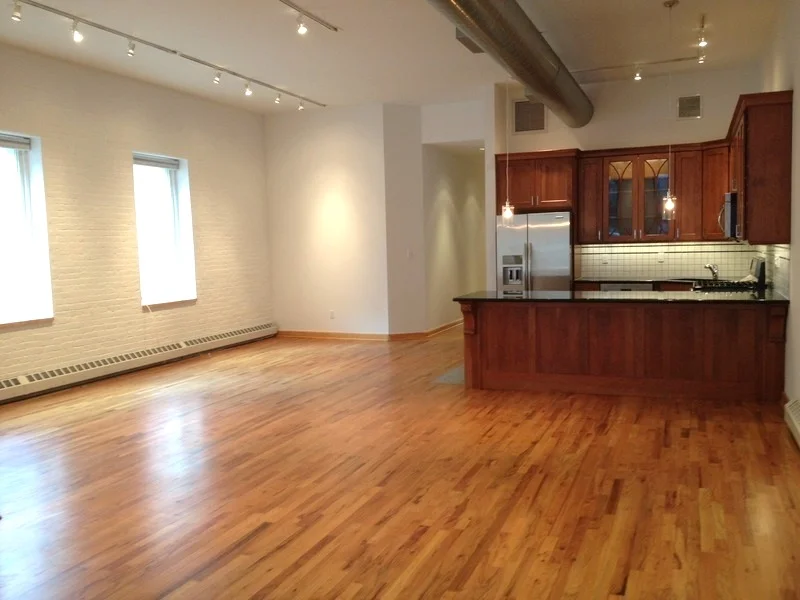 Living Room and Dining Alcove