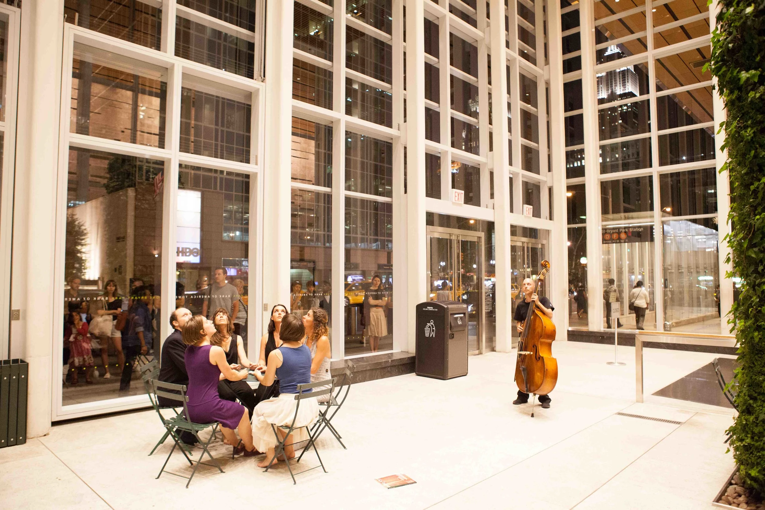 Photo: Hope Davis. Augur, chashama Summer Performance Series, 2014.