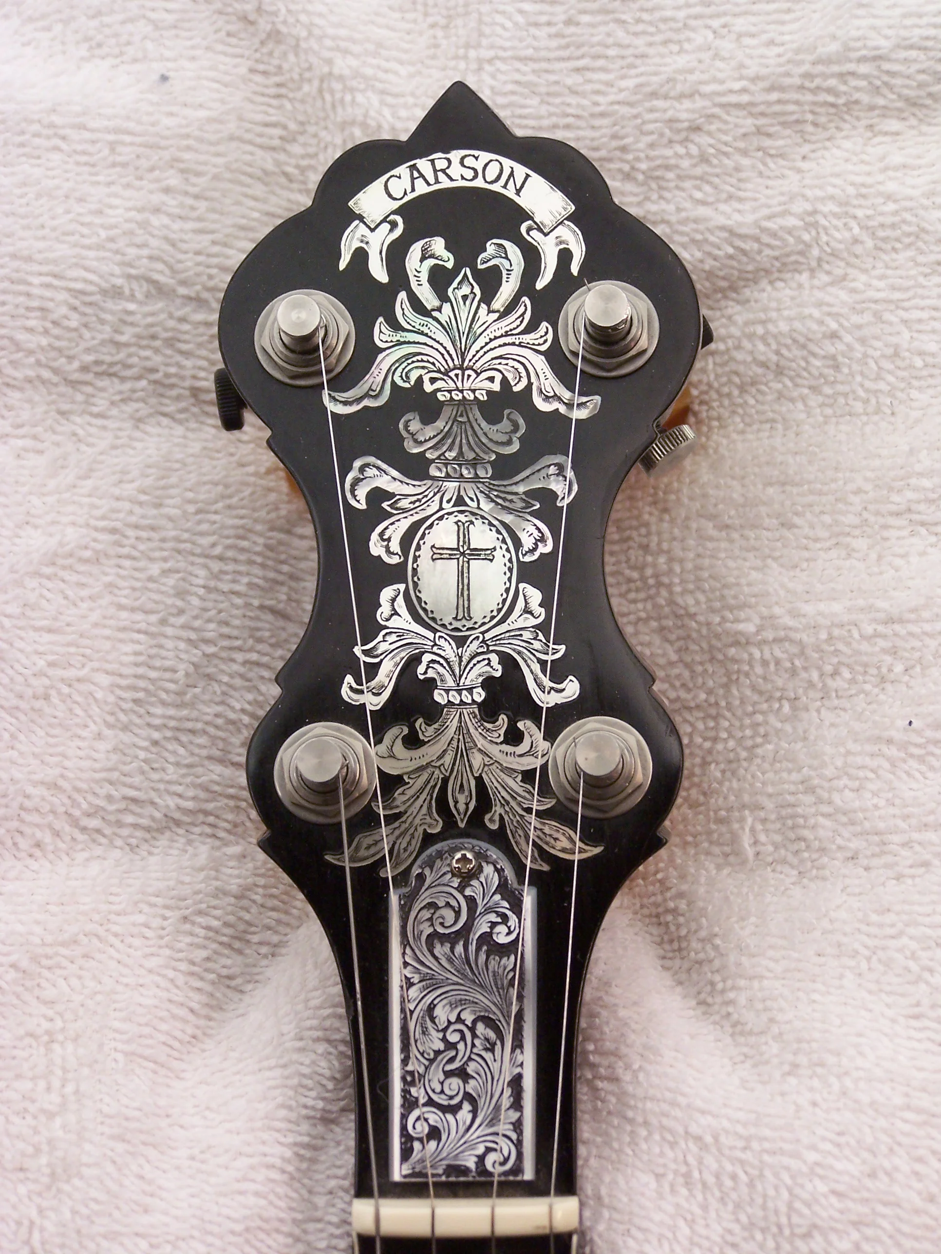 Walnut resonator banjo built for my son