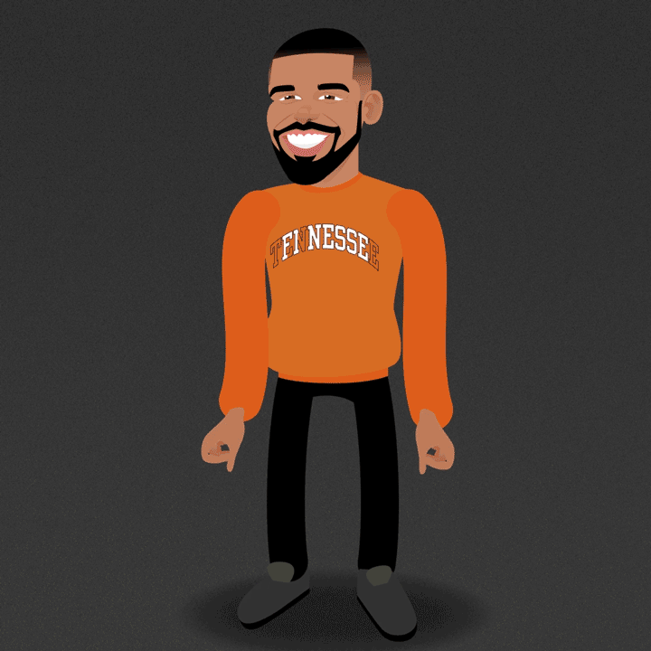  A motion graphic made I drew, vectorized, and animated just for fun for a popular internet craze: the In My Feelings Challenge. I was happy that I could achieve such fluid, elastic motion on this while still not getting hit by a car. 