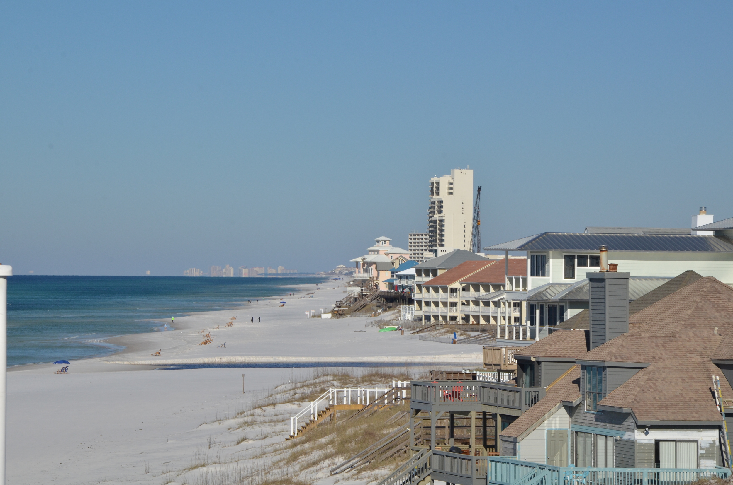  Looking west from #17