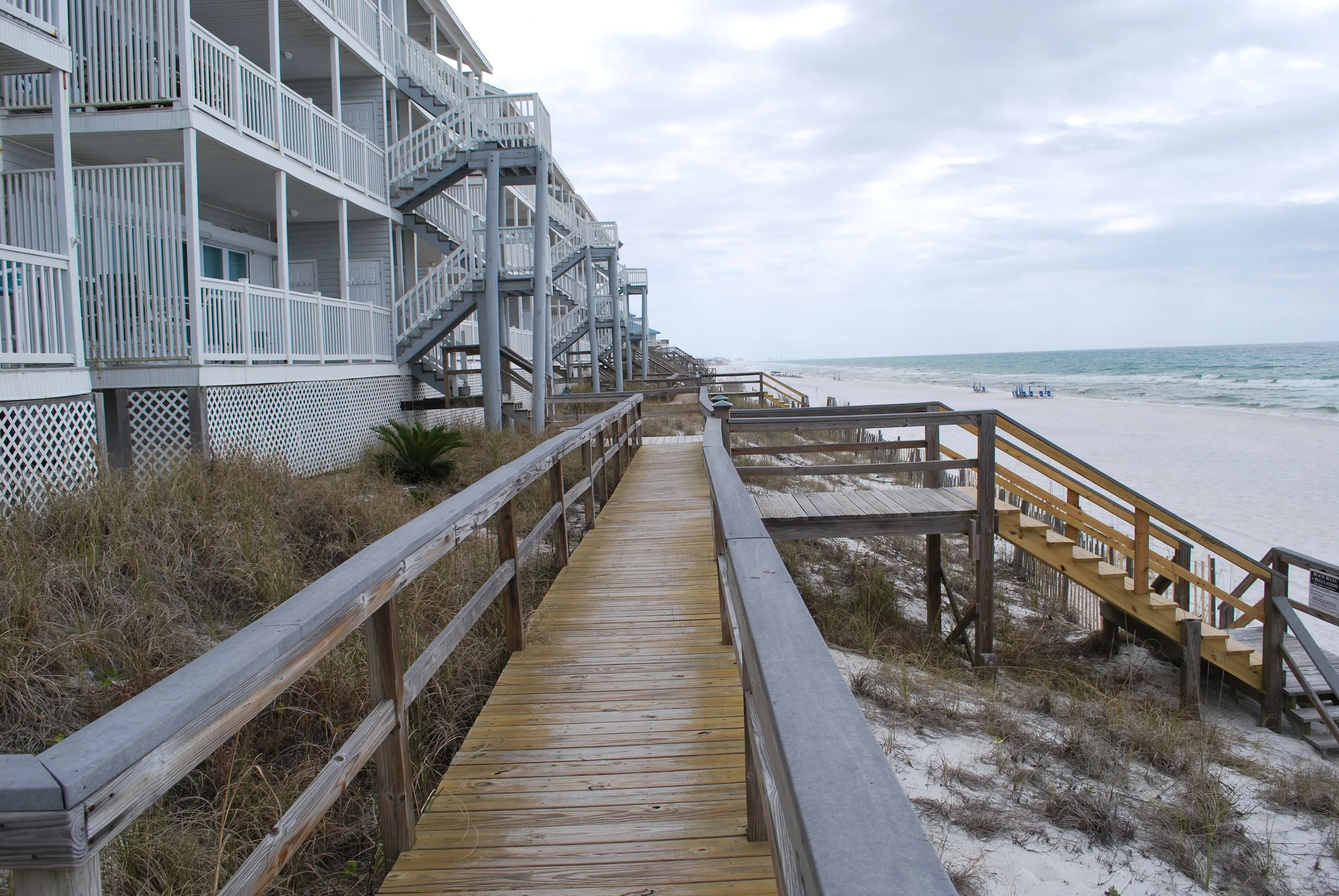 The Boardwalk from each of the decks of Sugar Dune