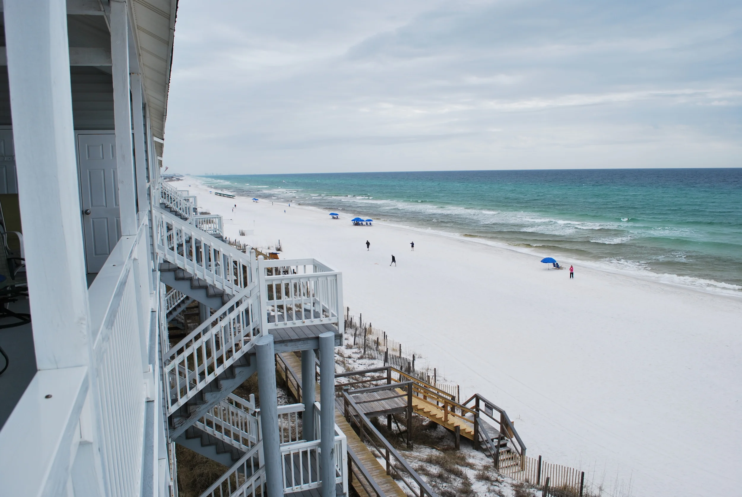 View of Stair stack to beach from unit #17