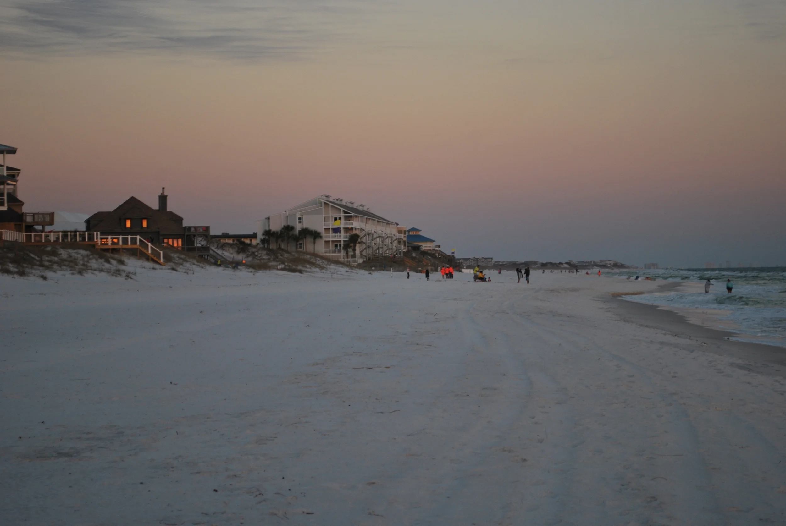 View of Sugar Dunes from Eastern Lake opening
