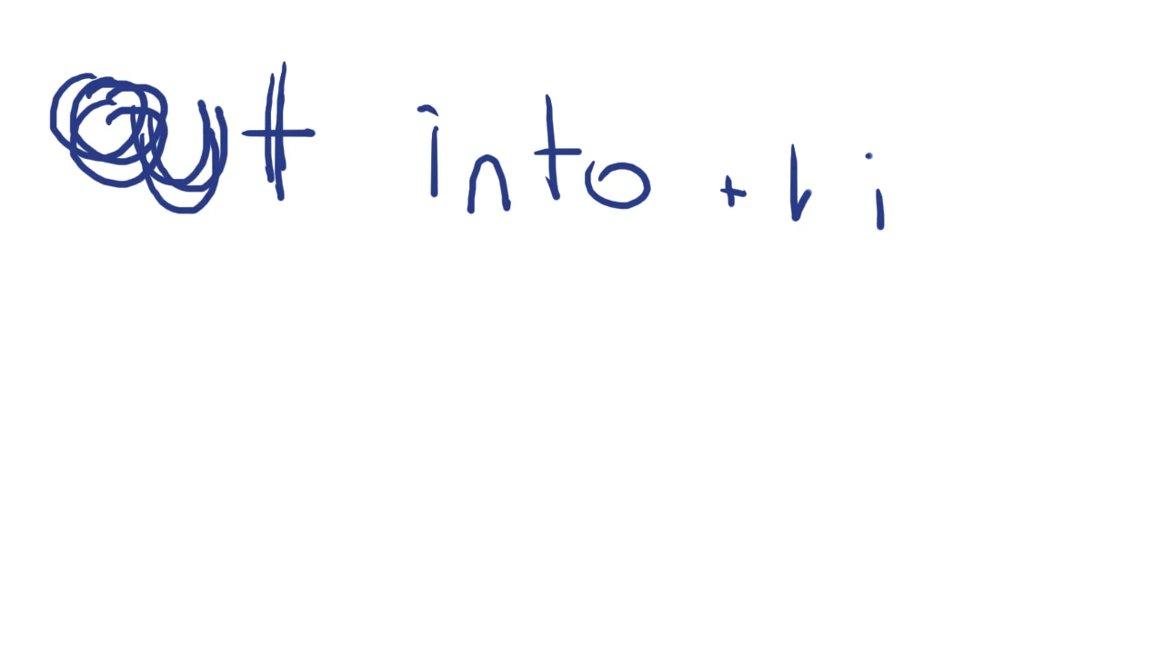 One iteration had me using a Wacom tablet to create paths in the shape of handwriting. That way, instead of having the words appear right to left, it would look like a pencil actually writing each stroke. Unfortunately, I couldn’t figure out where to go with this concept beyond the initial idea of writing.