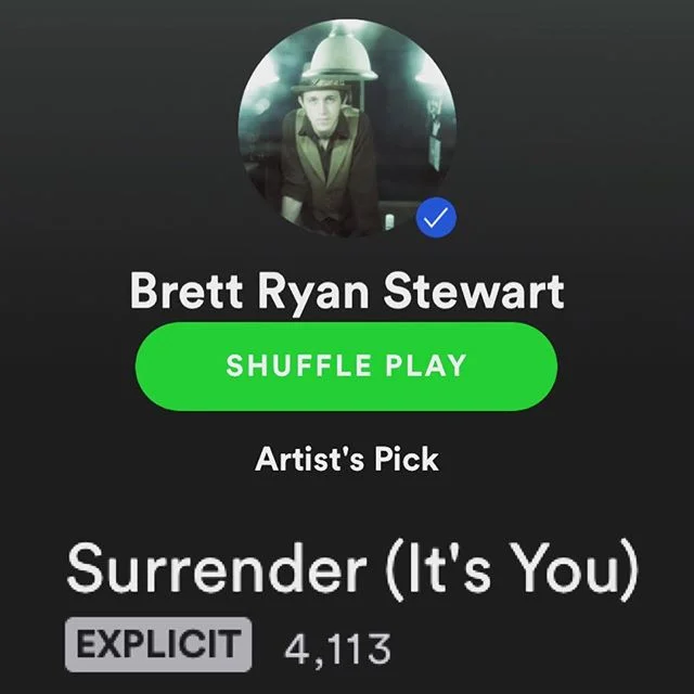 Wow guys. Only a week into the release and already over 4K spins. That's a testament to your incredible support. Thank you!!!
If you haven't yet listened to "Surrender," or want another go, there's a ~Link In Bio~
Thank you again for the ongoing support!
(I also enjoy the "Explicit" badge with not even a wink of a "foul" word.)
.
.
.
.
.
.
.
.
#listentothis #newmusicalert #newsong #melody #lovethissong #favoritesong #feel #indieartist #indiemusic #independentartist #breakup #breakups #heartbreak #relationships