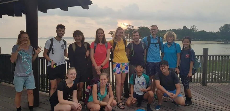Some new and old staff on this season’s training including Imogen (top, center in orange) and Lucy (top center in yellow).