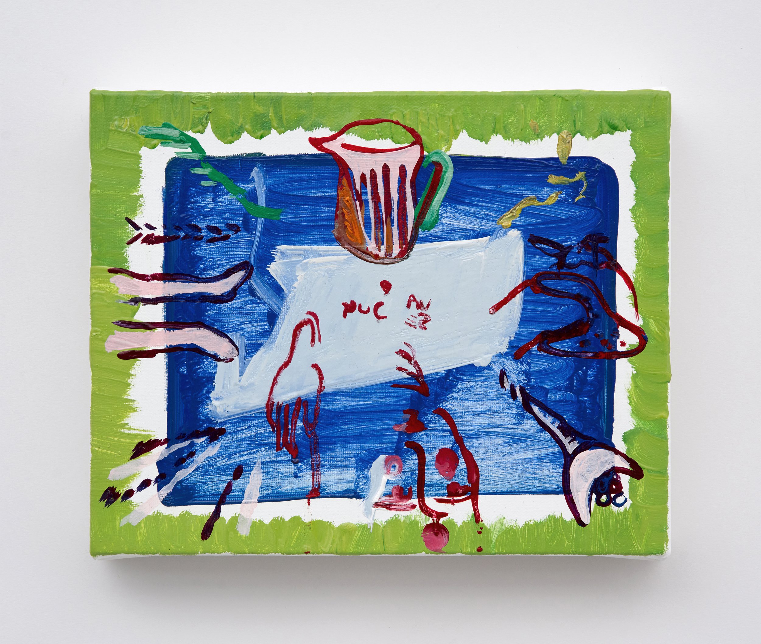  Voyage  항해, 2022. Oil on canvas, 8×10 in. | 25.4×20.3 cm 