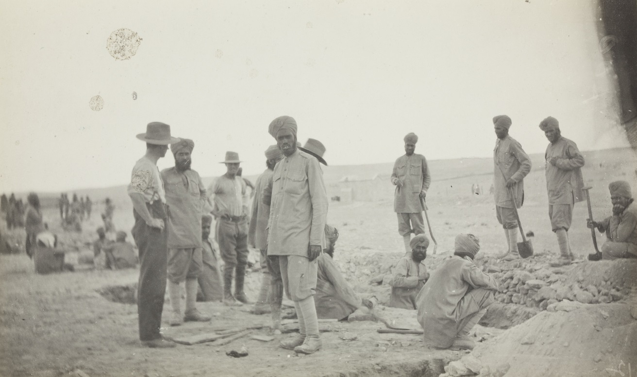 Sikh trenches in Sinai Peninsula