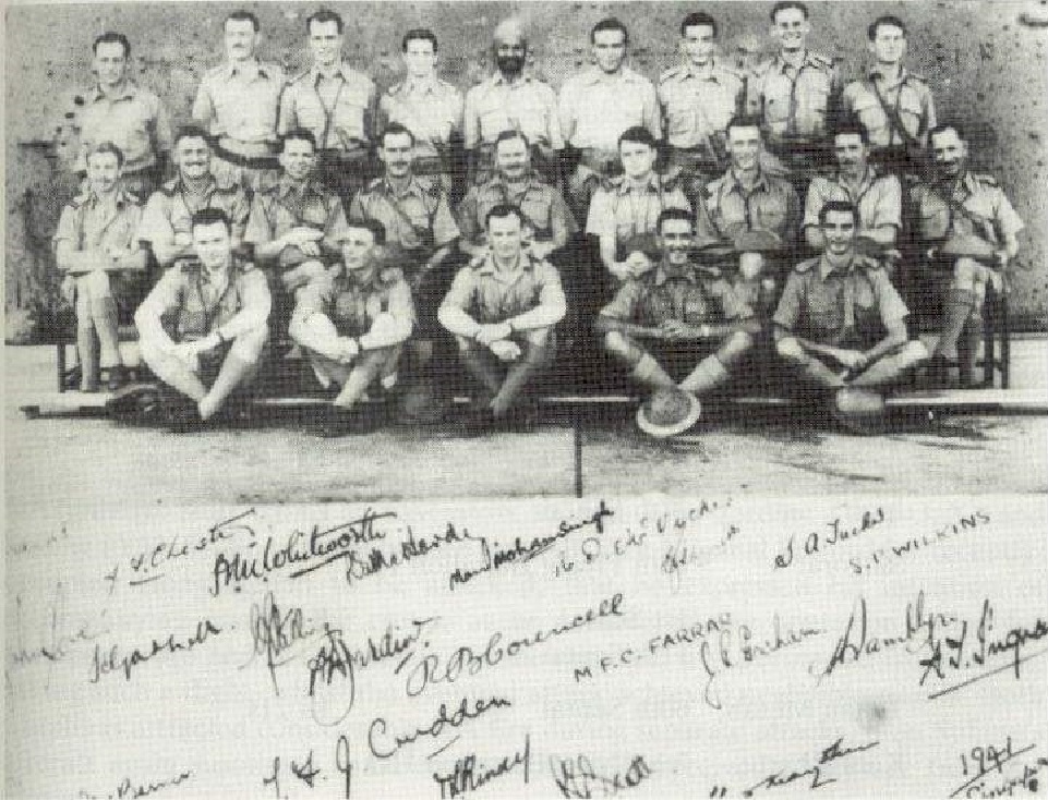 Manmohan Singh (Middle, Back Row) with 205 Squadron