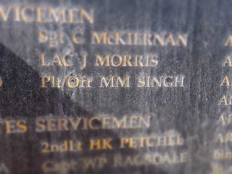 Manmohan Singh is listed as one of those that died at the Broome Memorial as "Plt Ofr MM Singh"