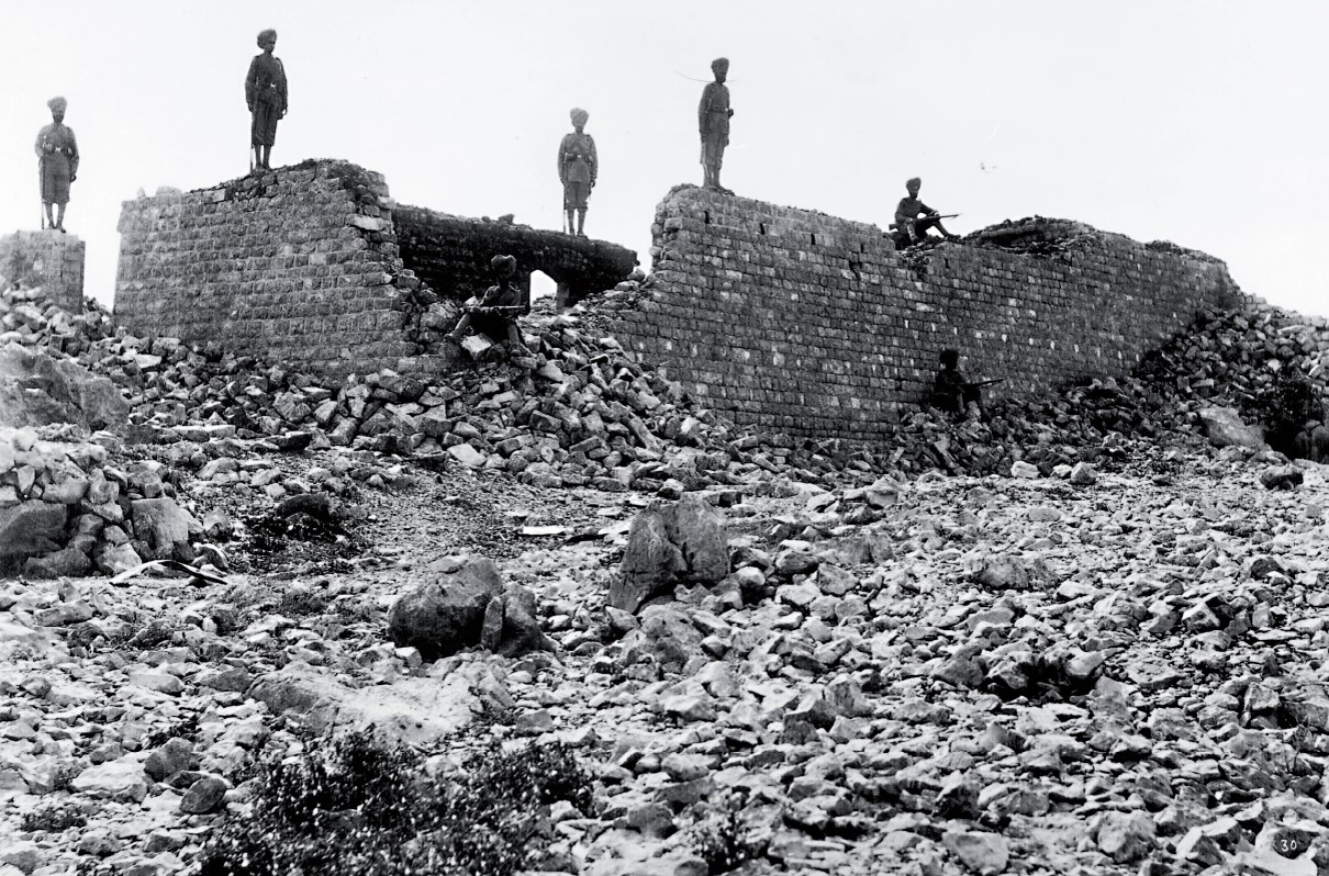 The ruins of Saragarhi