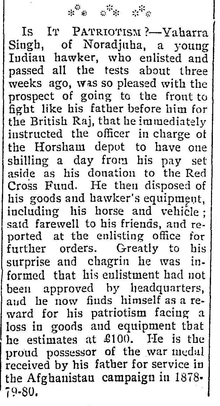 Article taken from the Friday 31 March 1916 edition of “Donald Times” a newspaper in Victoria. To see original source please click on link below: http://nla.gov.au/nla.news-article130100219