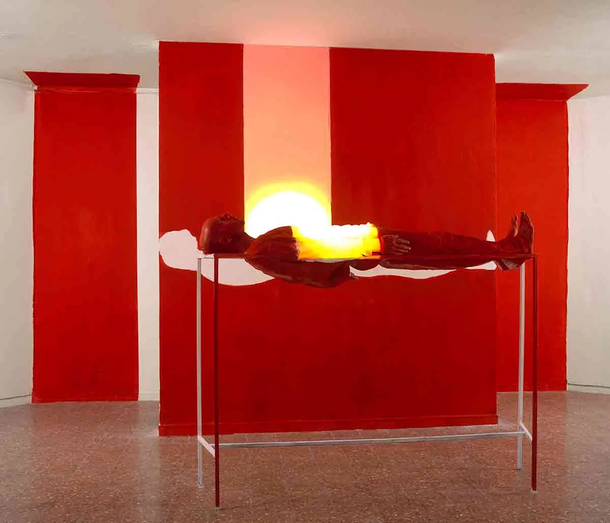 Self-Portrait in Red/White