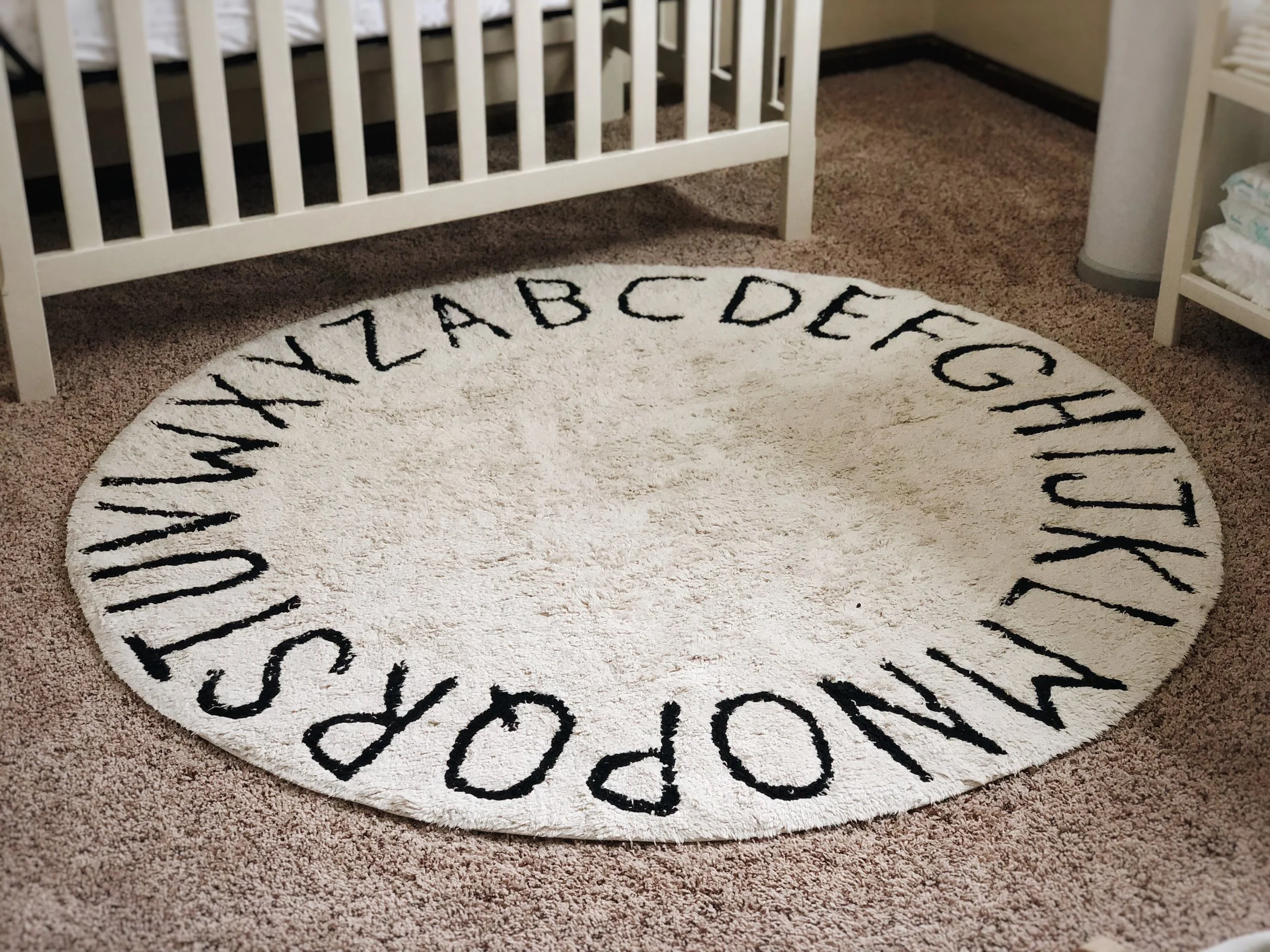 alphabet rug for nursery