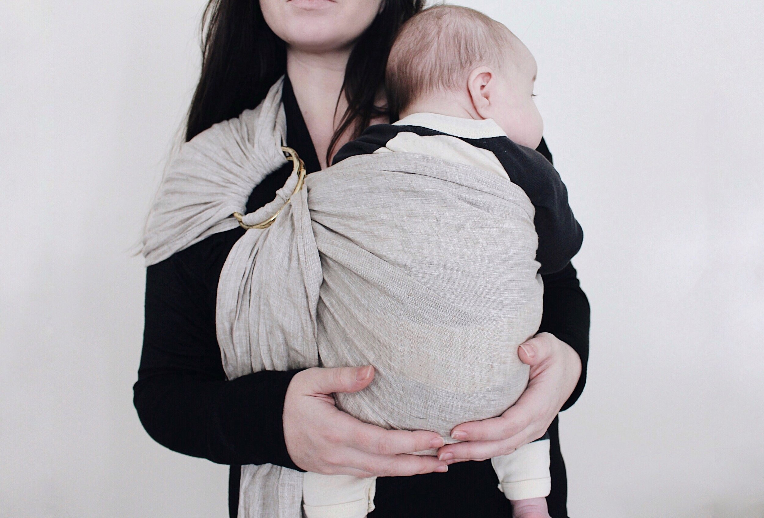 LILLEbaby Ring Sling w/Removable Pocket Heathered Dusk 