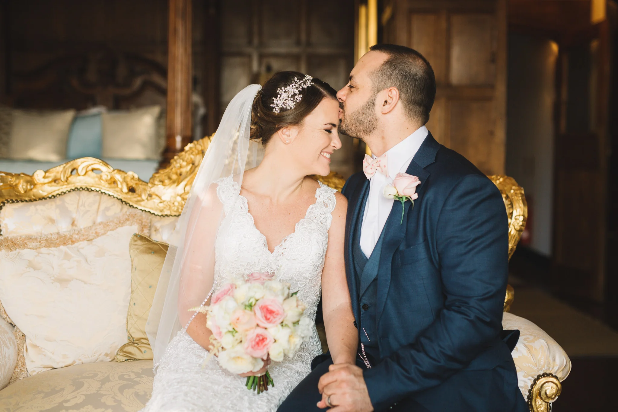 Katie & Grant: Intimate Church Wedding at Hengrave Hall