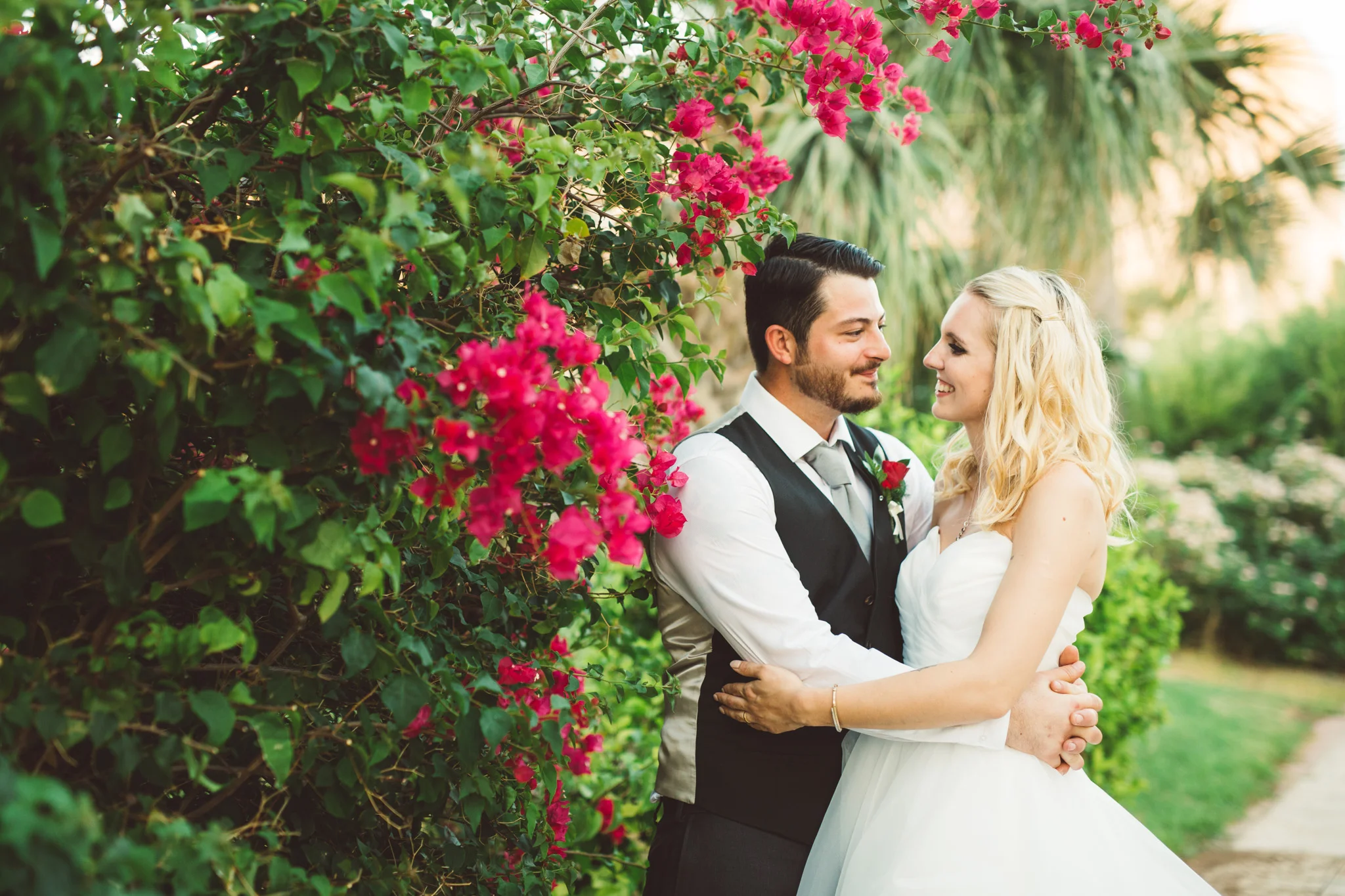 Michaela & Michael: Sunset Wedding at Palm Beach Hotel Larnaca, Cyprus