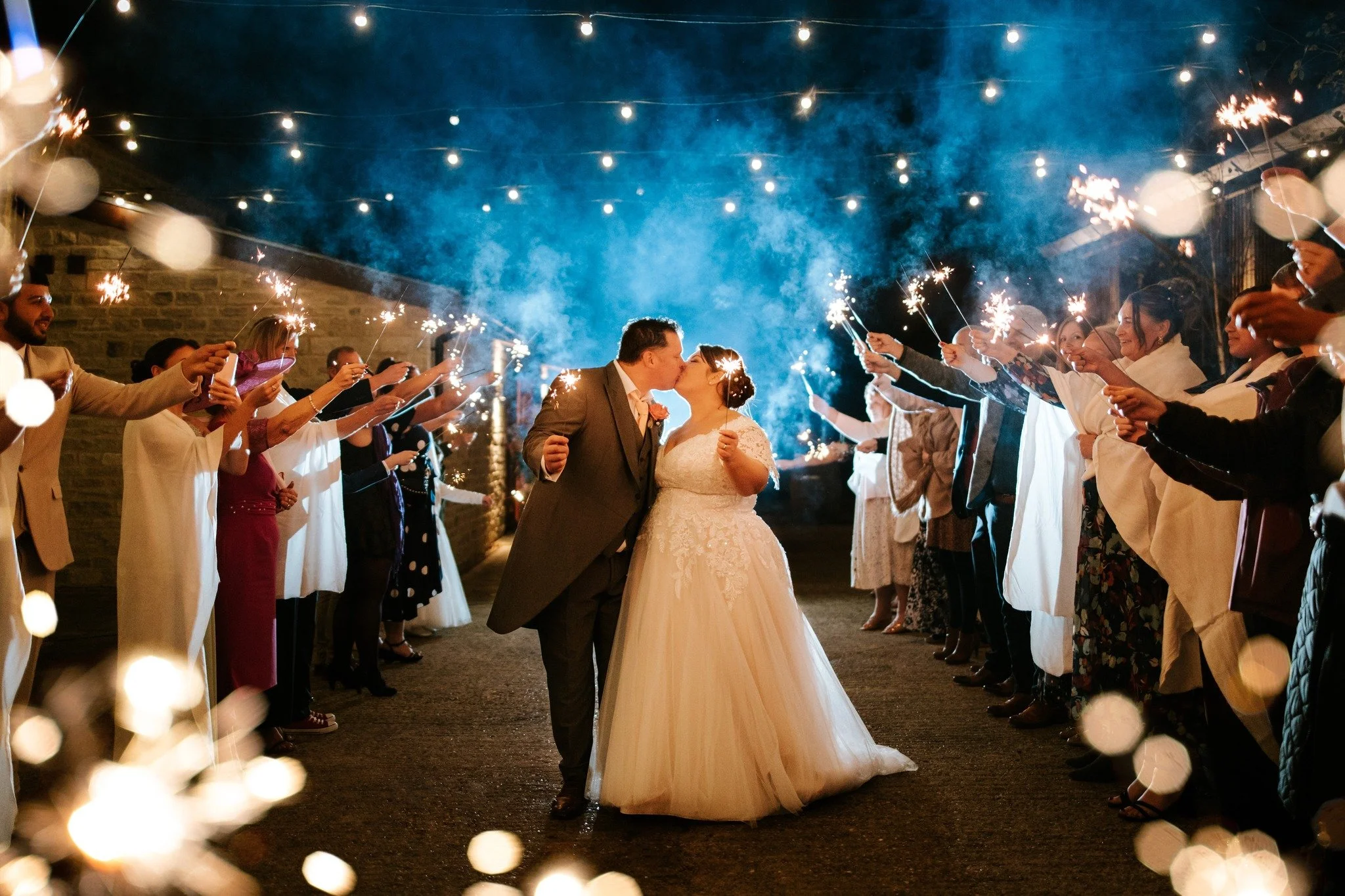 Today, I'm looking back on Emma &amp; Mike's gorgeous autumn wedding as they celebrate their first anniversary ✨ 

Sparkler shots are always perfect for autumn weddings, and this has to be one of my favourite moments from their fantastic day. Congrat