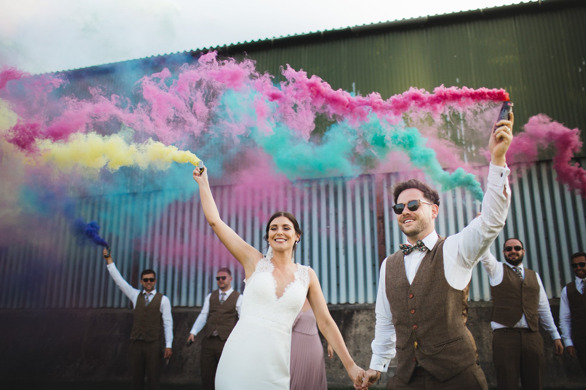 Alex &amp; Matt: Relaxed Outdoor Wedding at Newton Park Farm