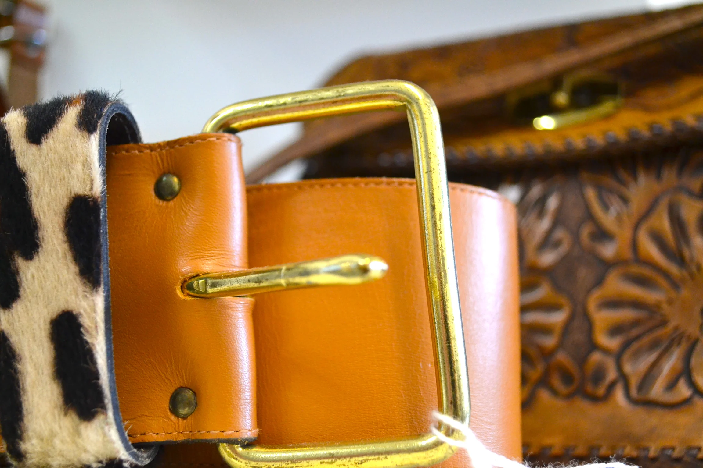 leopard belt