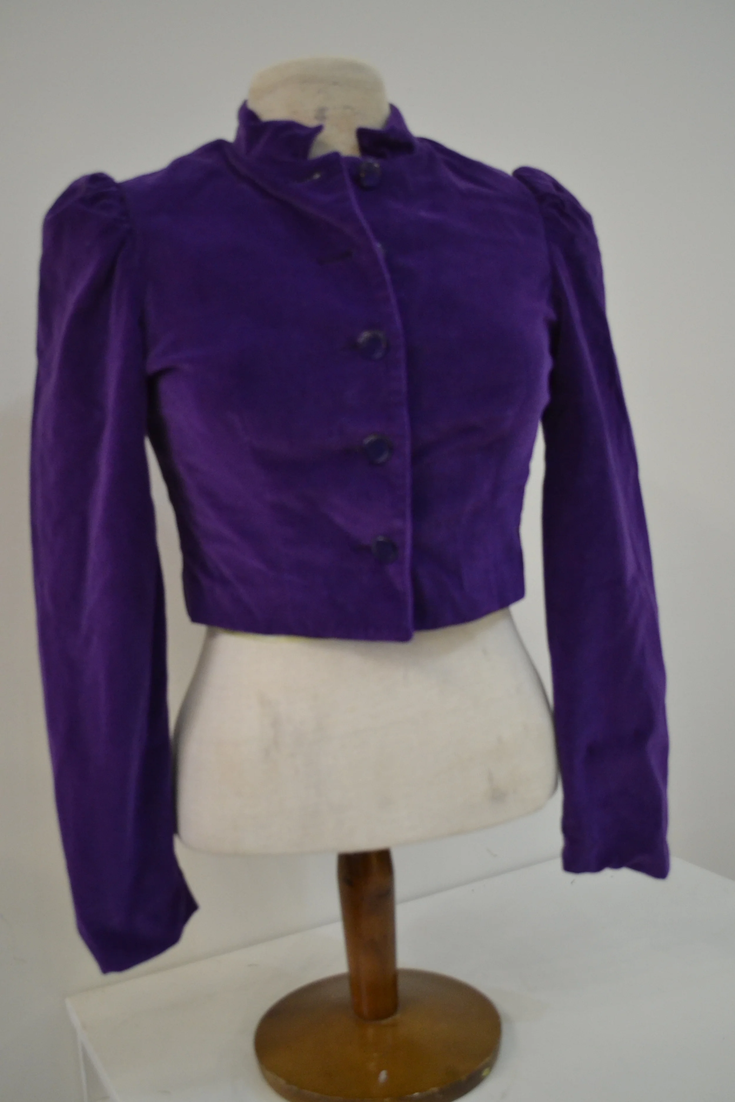 super cute purple velvet jacket