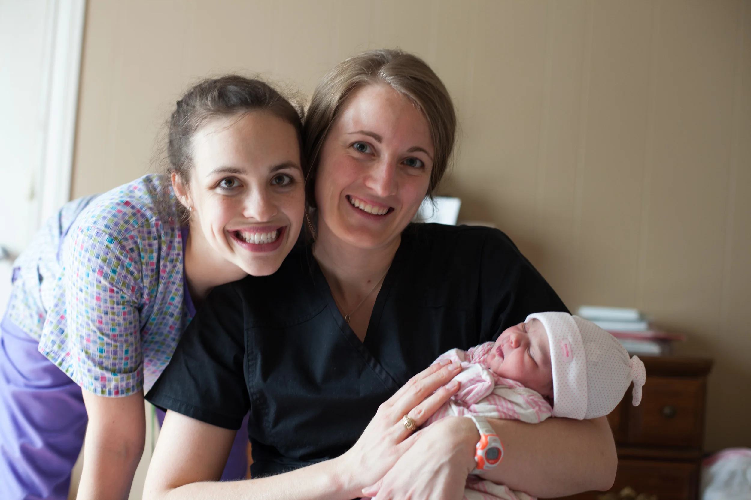 A HUGE thank you to these two wonderful friends & Midwives, Leah Larson & Lisa Rutledge! I can't thank you enough for getting our little girl in to the world healthy and safely! You guys will always have a piece of my heart!