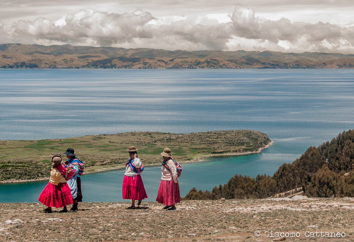On the shores of Titicaca's lake